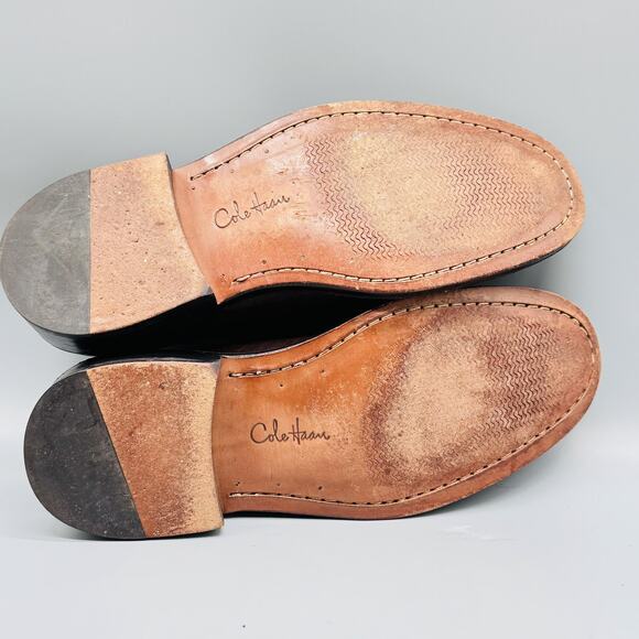 Cole Haan Shoes Mens 9 Brown Leather Loafers Slip On Dress Classic Comfort main image 7